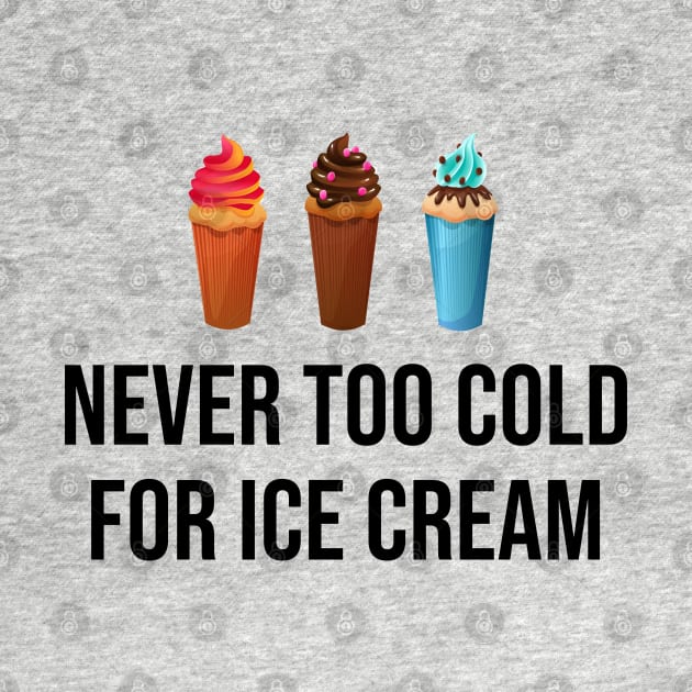 Never too cold for ice cream by newledesigns